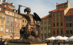 Mermaid-statue-Warsaw