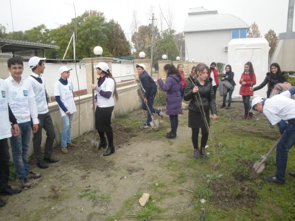 Gənclər təşkilatı Göyçay rayonunda tədbir keçirdi 