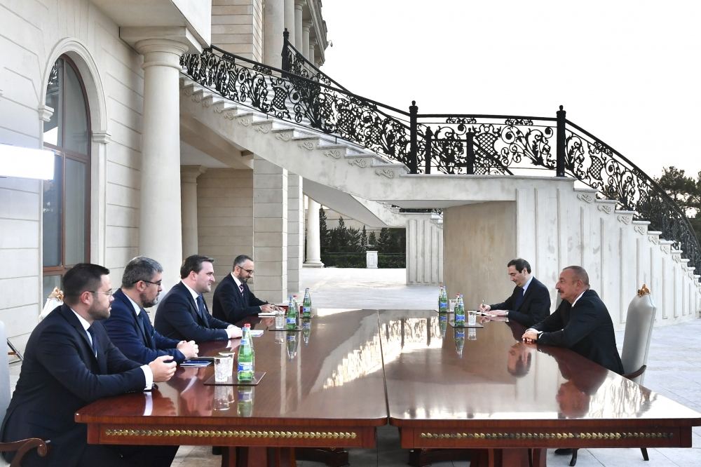 Президент Ильхам Алиев принял делегацию, возглавляемую министром иностранных дел Сербии   (ФОТО) - Gallery Image