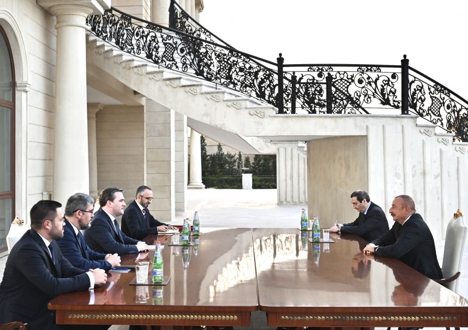 Президент Ильхам Алиев принял делегацию, возглавляемую министром иностранных дел Сербии   (ФОТО) - Gallery Image